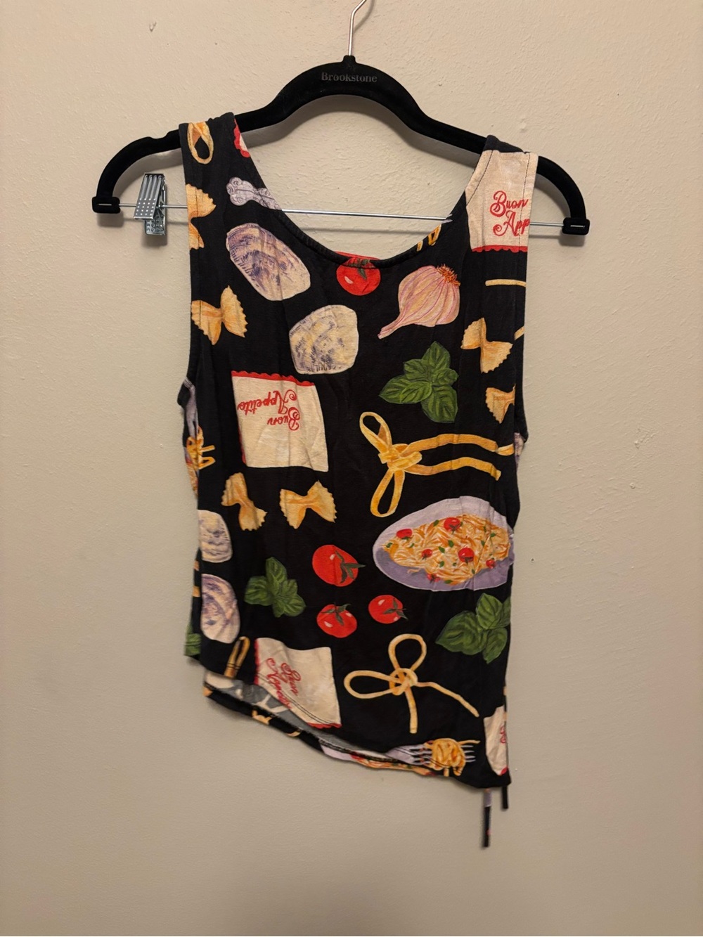 Erin Tank LISA SAYS GAH - Buon Appetito Black L - Picture 12 of 12